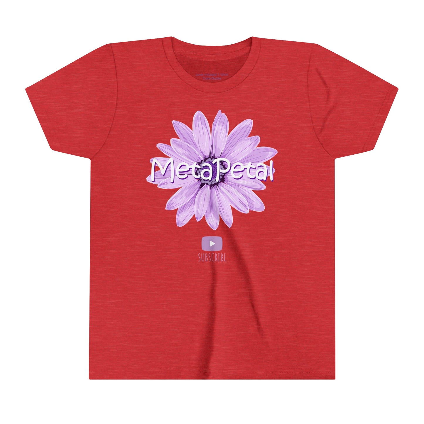 MetaPetal Flower Logo Youth Tee (w/ Subscribe Logo)