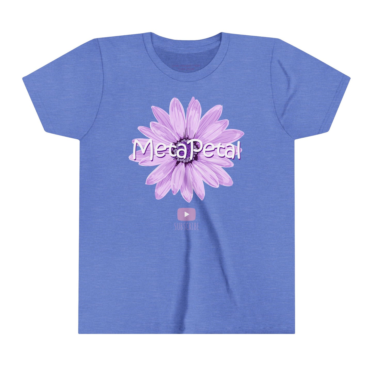 MetaPetal Flower Logo Youth Tee (w/ Subscribe Logo)